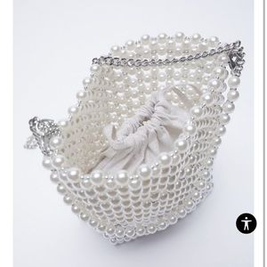 Zara pearl bag